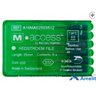 Інструмент ручний H-File M-Access №35, 25 мм (Dentsply Sirona), 6 шт./пак.